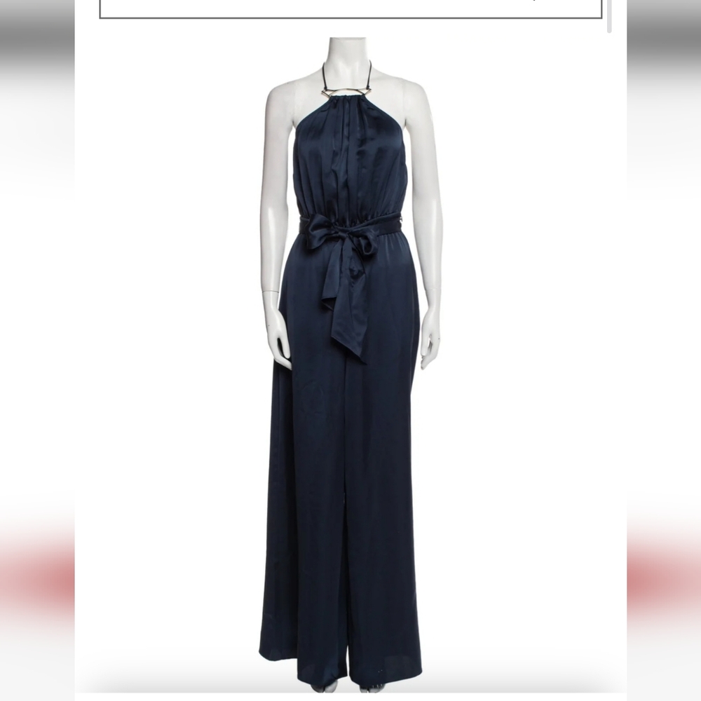 Ramy Brook Halter Neck Jumpsuit Navy